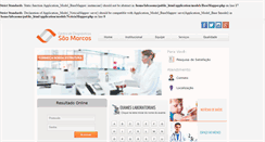 Desktop Screenshot of labsaomarcos.com.br